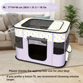 Foldable Rectangular Pet Cage (M/XL) for Dogs & Cats.    , Pet House & Playpen, Portable Tent Fence for Puppies & Kittens