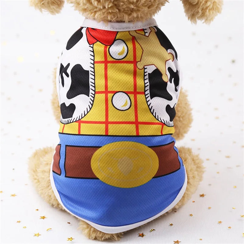 Pet Dog Cartoon Clothing.