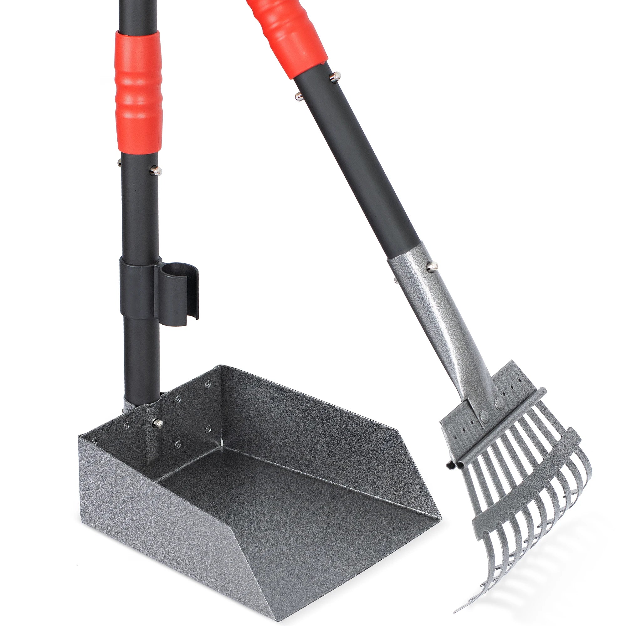 Dog Pooper Scooper, Dog Poop Tray and Rake Set.