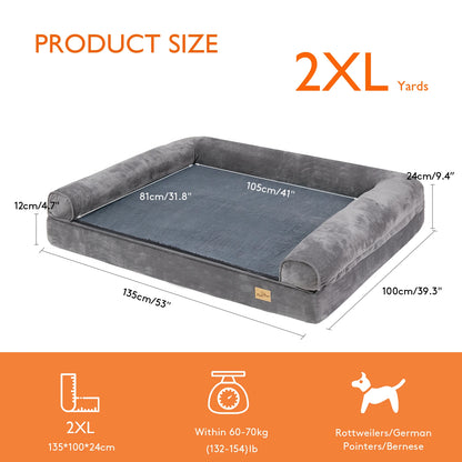 Dog Beds with an Orthopedic Pet Mattress and a Bed Cushion.