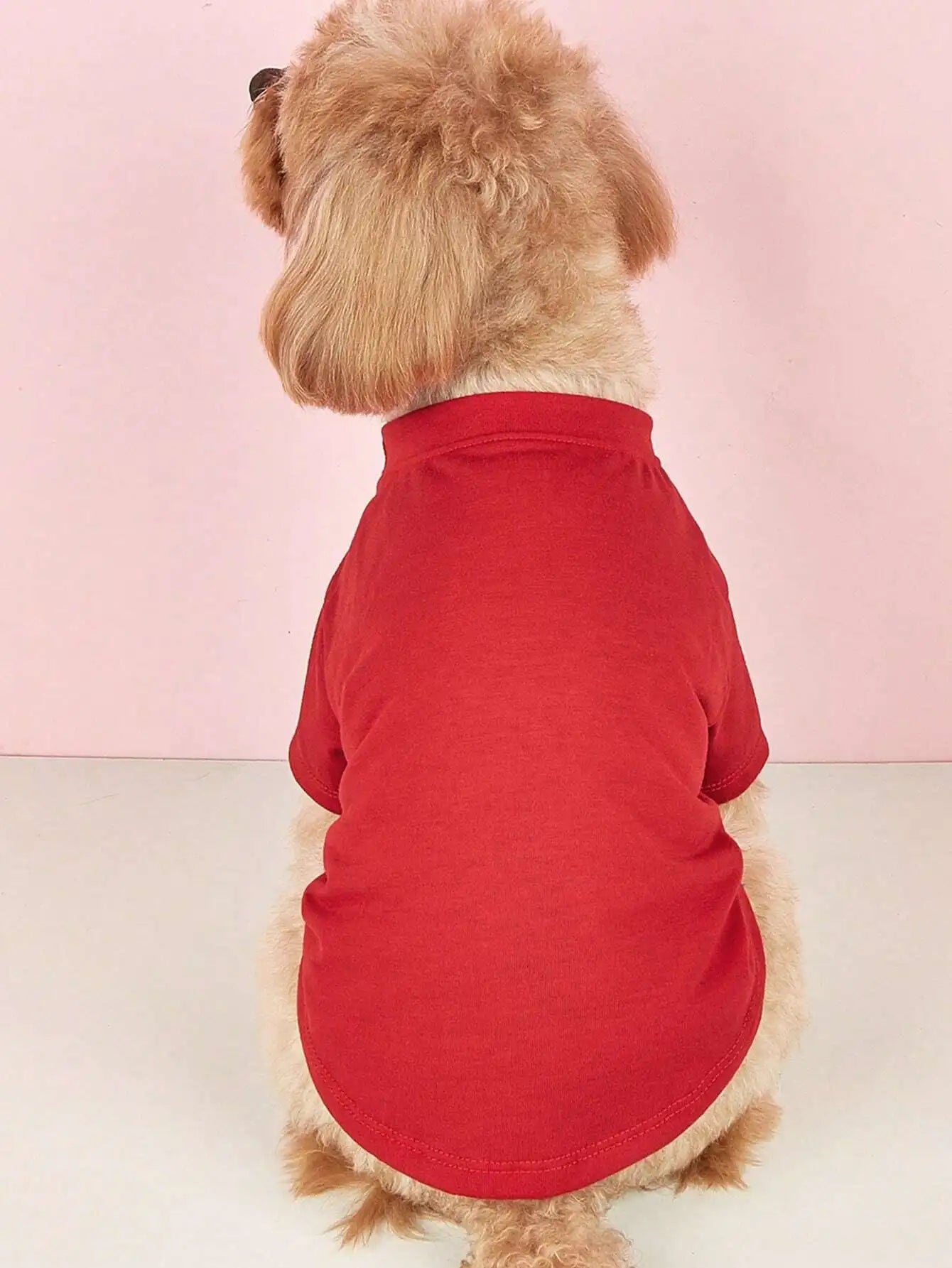This Lightweight Pet Clothing Features A Round Neck T-Shirt Design With Letter Print. It Is Suitable for Spring, Summer and Autumn for  Cats and Dogs,