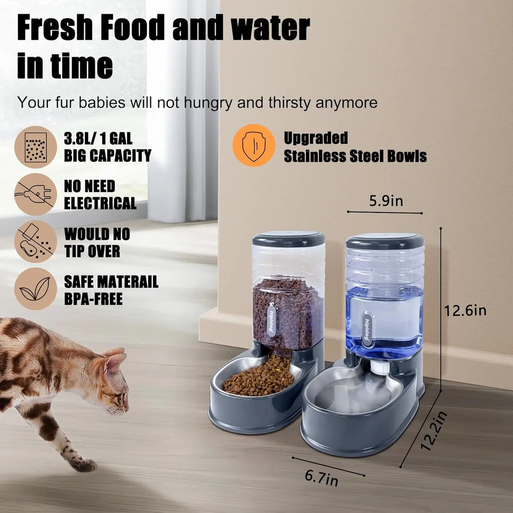Stainless Steel Bowls for Feeder and Waterer Set.