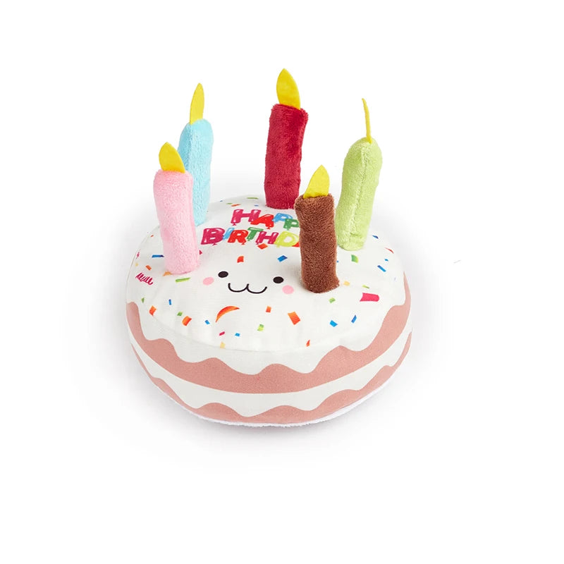 Squeaky Birthday Cake for Dog.