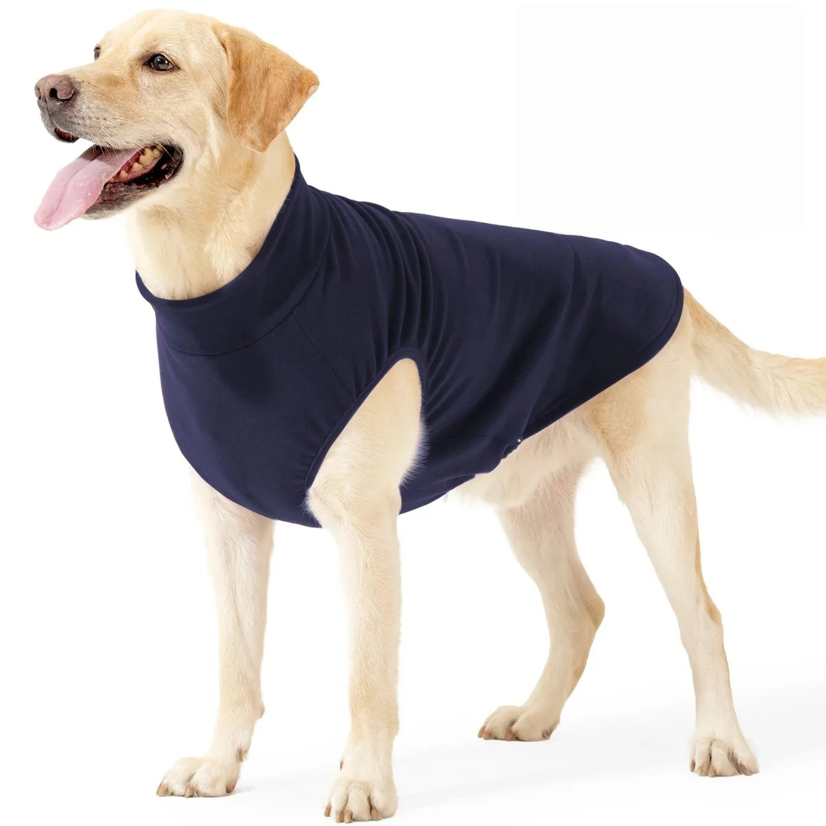 Cozy Solid Color Dog Sweater.  Lightweight Stretchy Pullover Sweater.