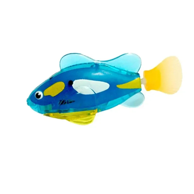 Cat Toy LED Glowing Swimming Robot Fish.