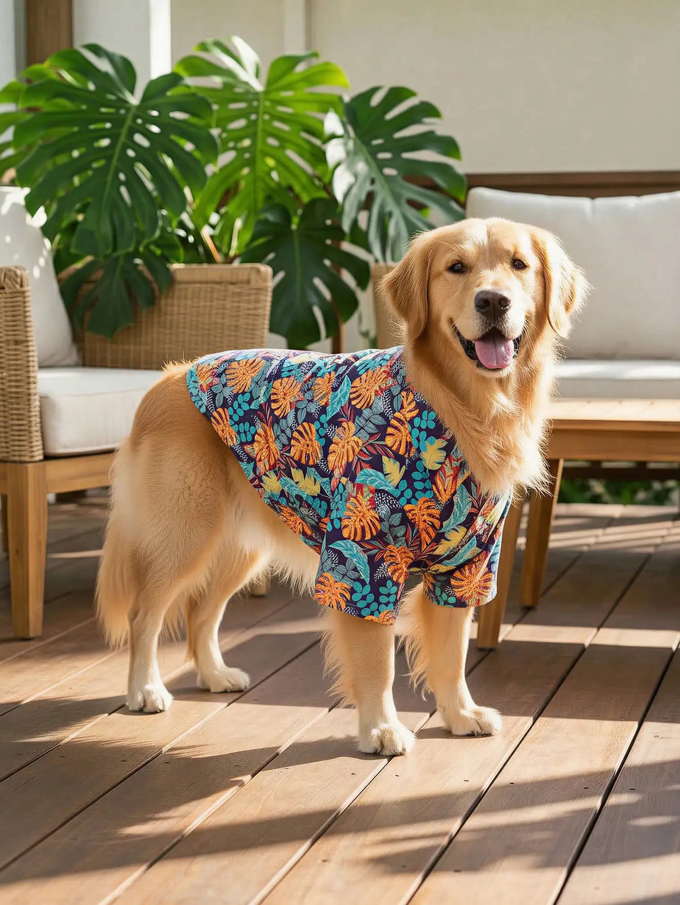 Dog Leisure Shirts For Summer - Breathable and Lightweight.  Summer Shirts For Small, Medium and Large Dogs.