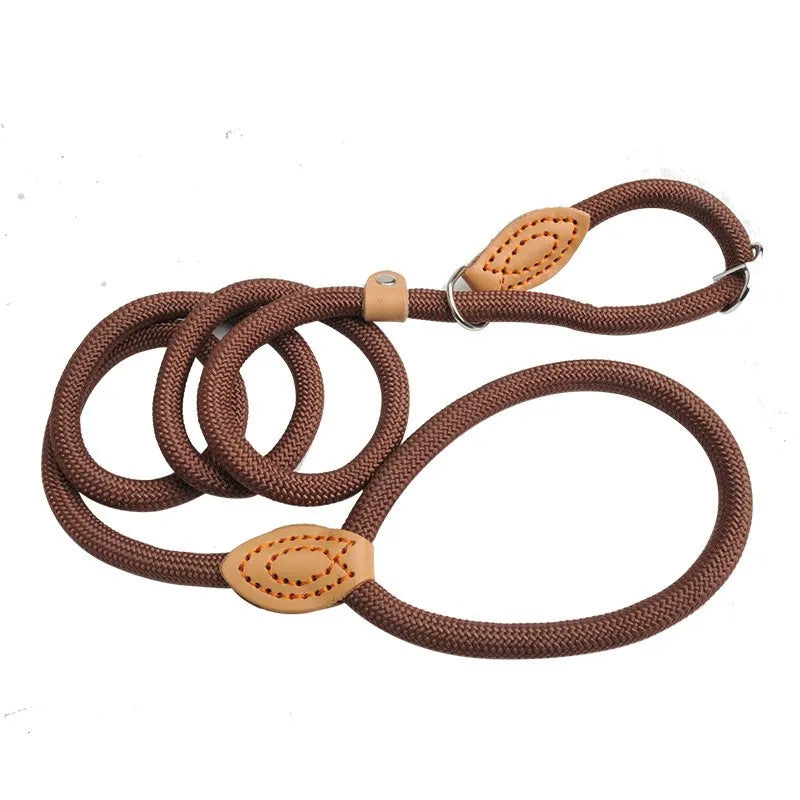 Dog Leash,  Slip Rope Lead Leash Heavy Duty Braided Rope for Medium and Large Dogs.