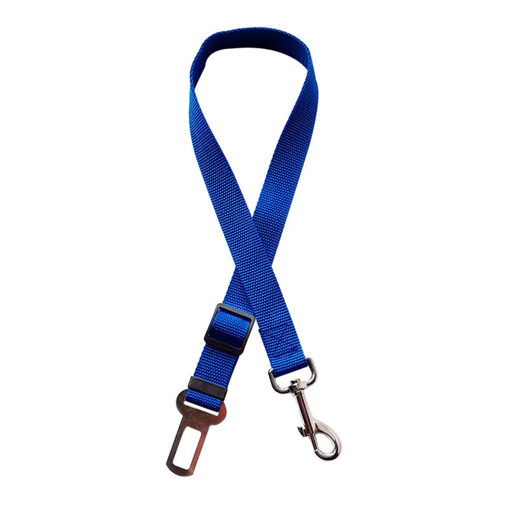 Adjustable Pet Car Seat Belt Leash for Dog Safety.  Has Nylon, Reflective, Cushioning, Elasticity Leash.