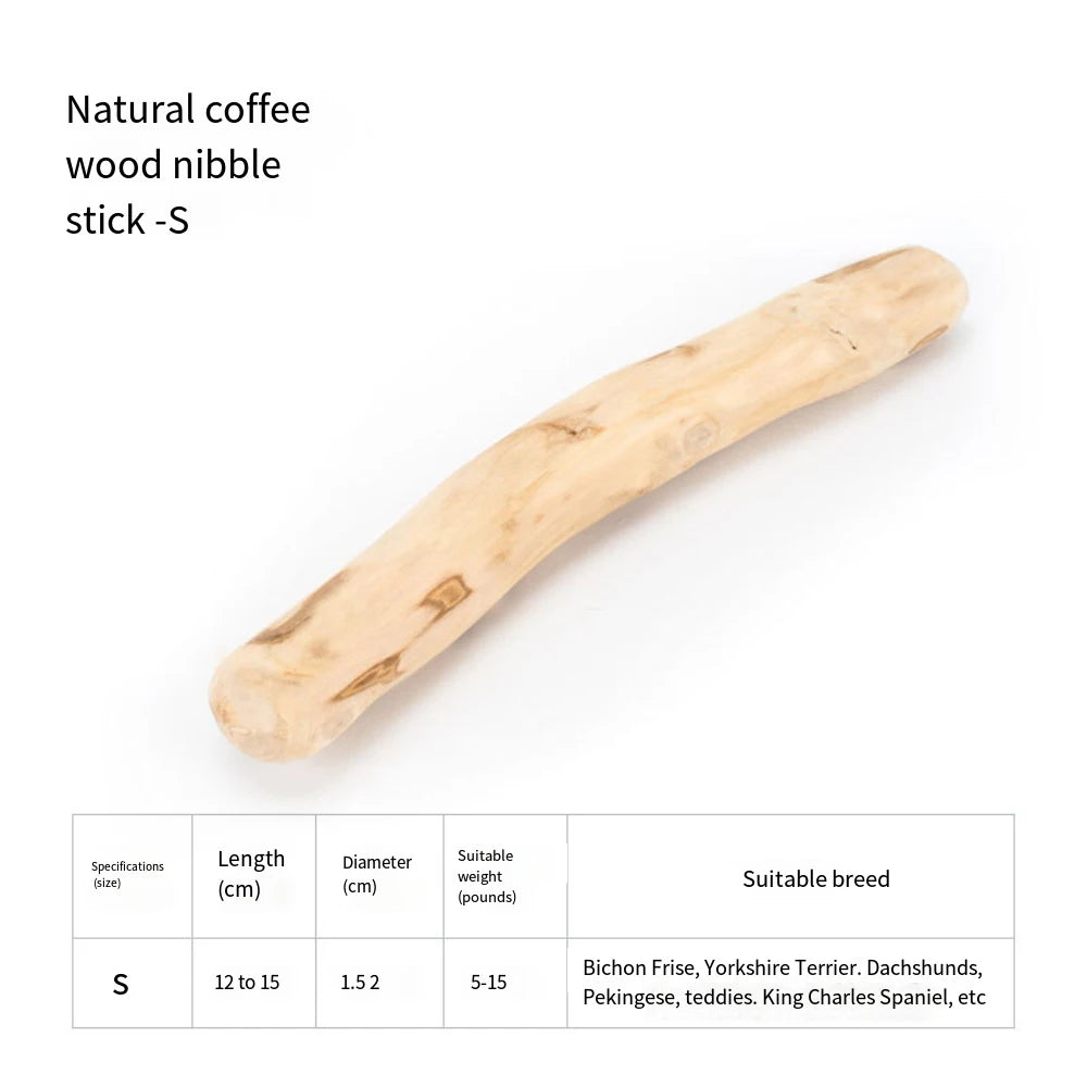 Coffee Wooden Dog Chew Stick.