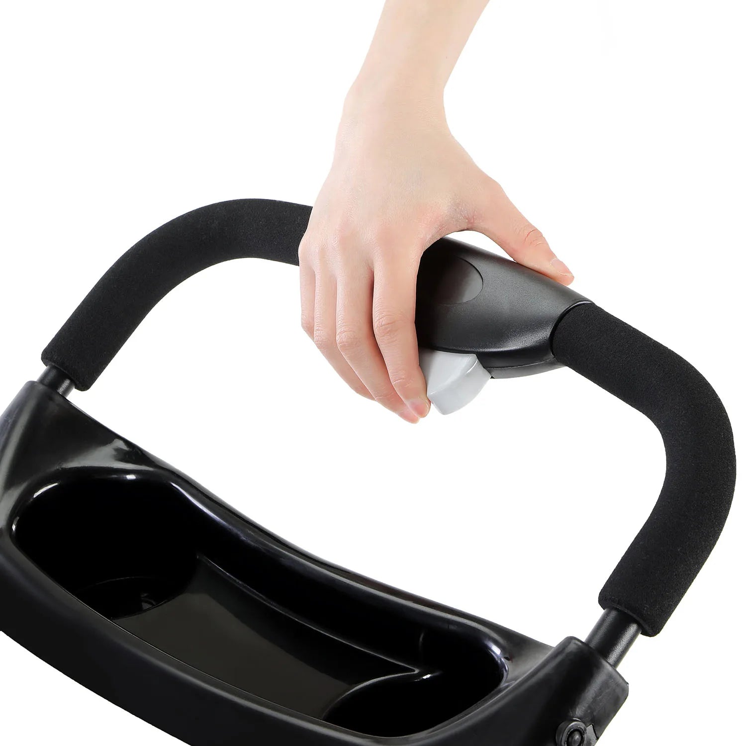 Pet Stroller with Removable Carrier, Folding Stroller for Dogs and Cats.