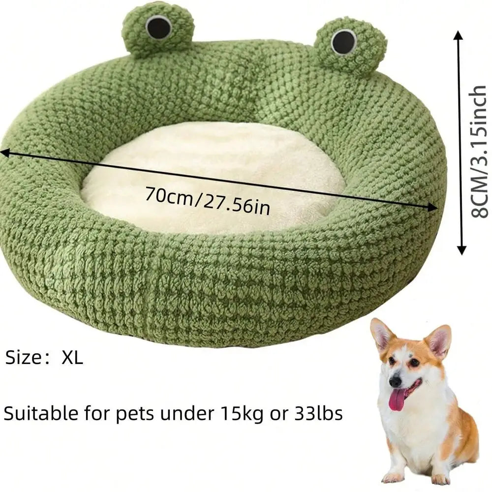 Pet Bed Suitable for Cats and Dogs.  Breathable, Plush, Cute and Warm.