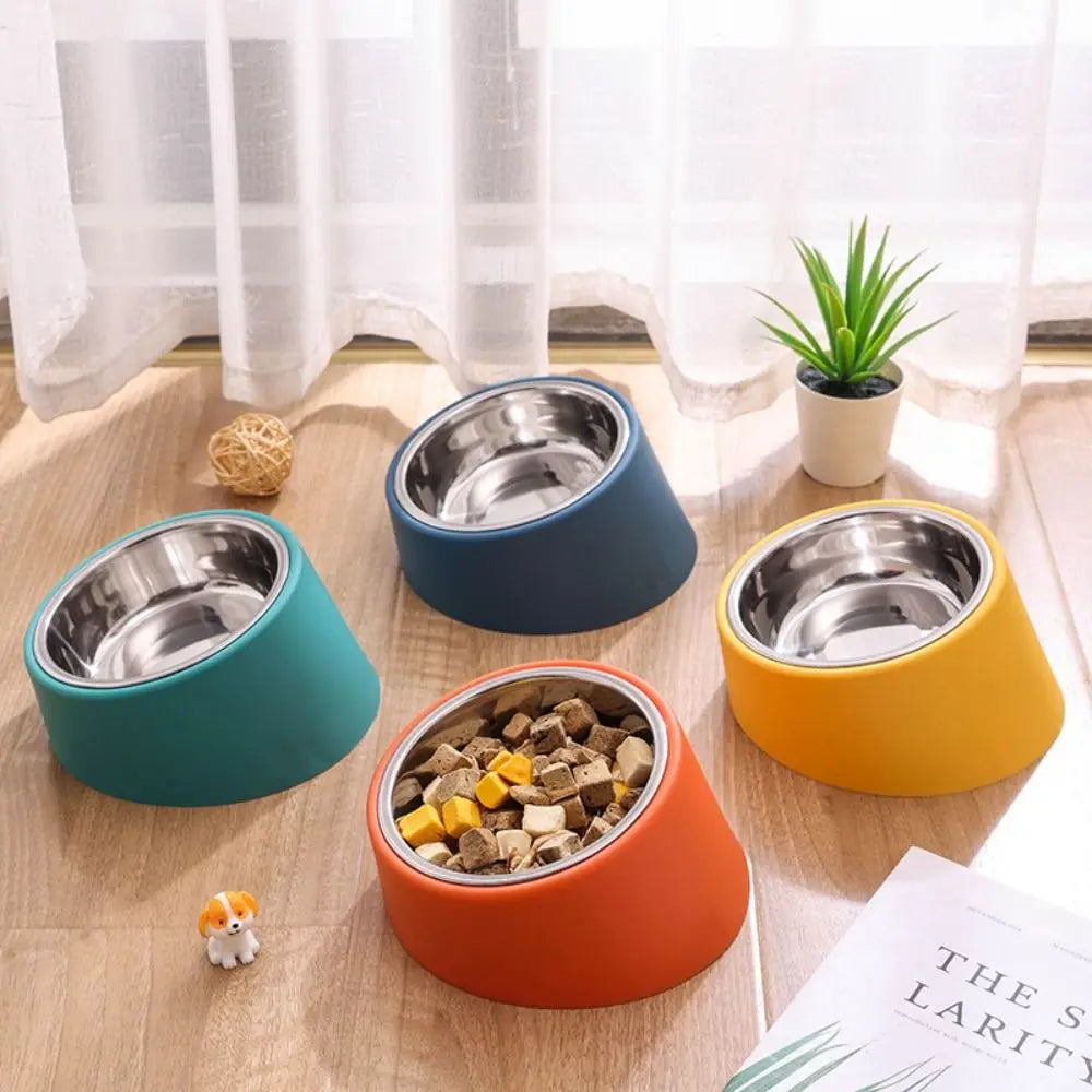 Raised Pet Feeder Bowl for Dogs and Cats.