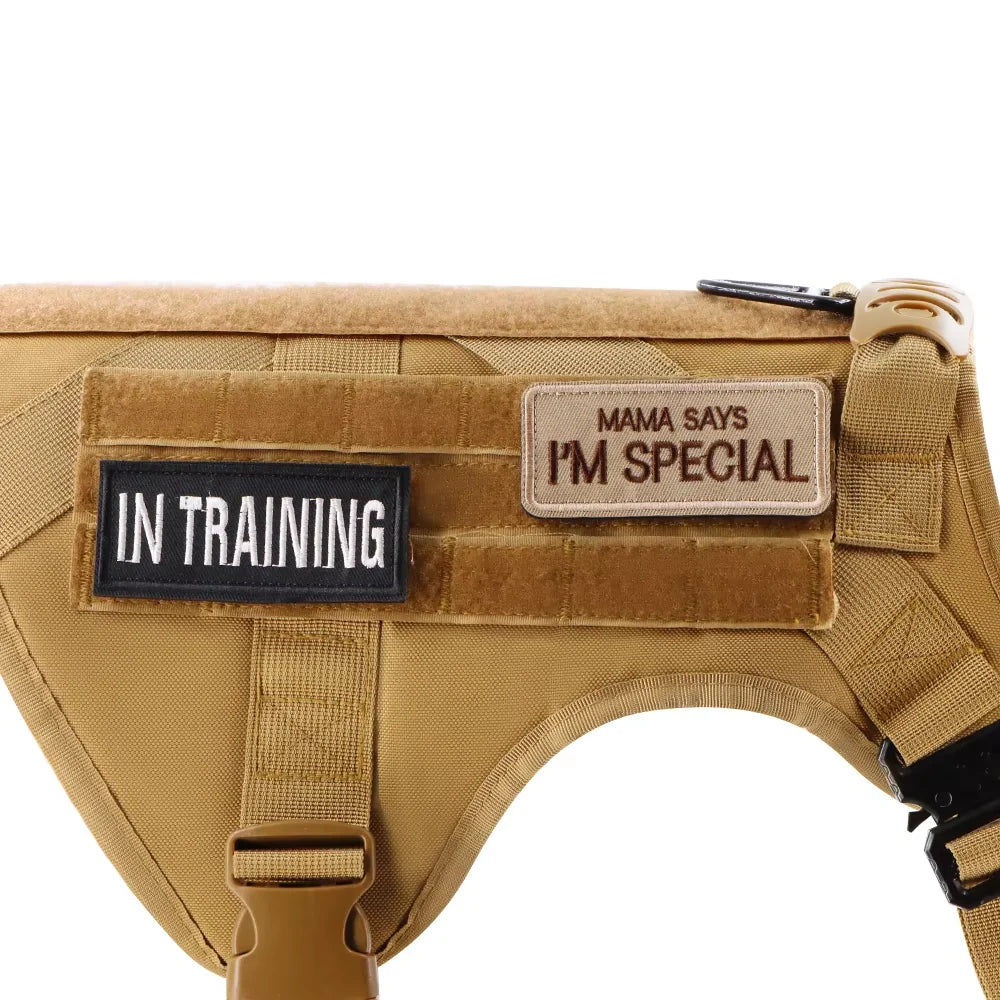 12 Pieces Tactical Patch Bundle for Dog Vest Harness.