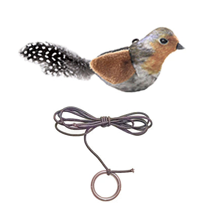 Lifelike Bird Simulation with Catnip Cat Teaser & Cat Toys.