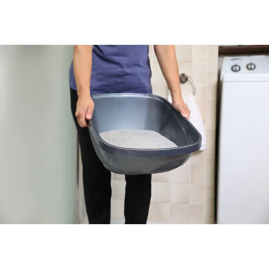 Basic Hooded Enclosed Cat Litter Pan.