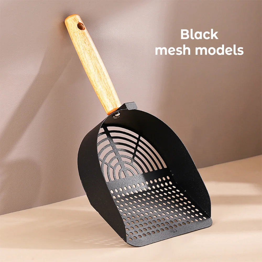 Steel Cat Litter Scoop,  Long Handle Shovel Cleaning Tool For Tofu and Litter in Litter Box.