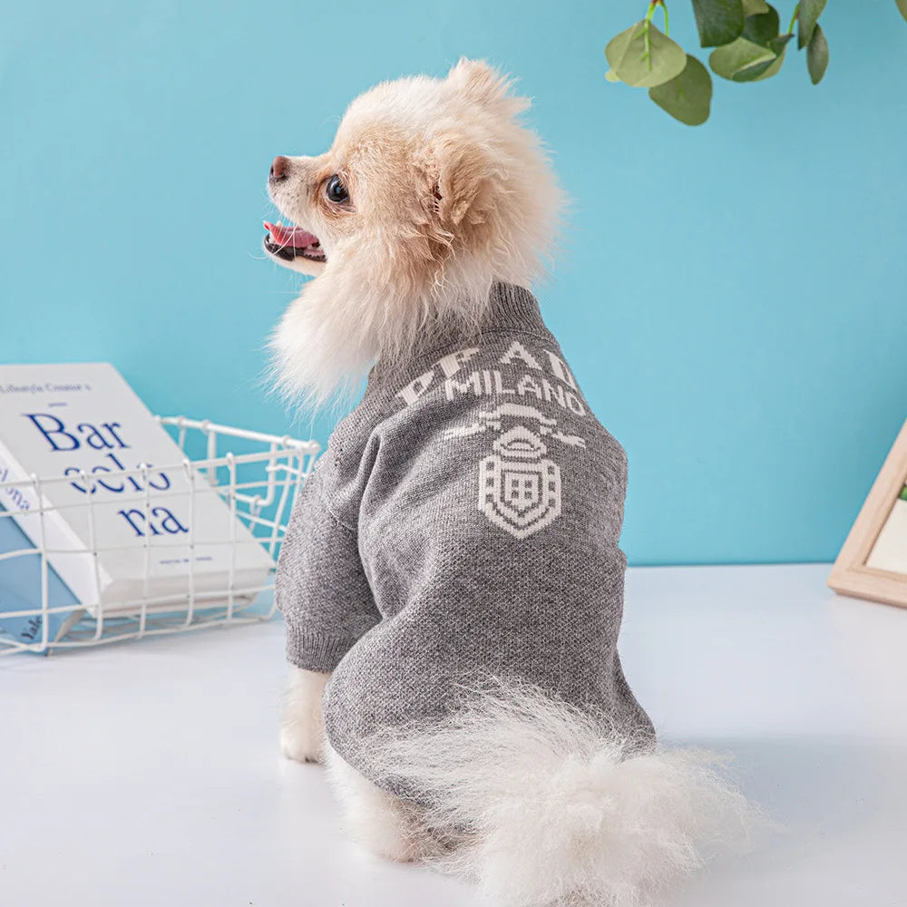 PRADA Dog Sweater: Stylish Comfort for Your Pet