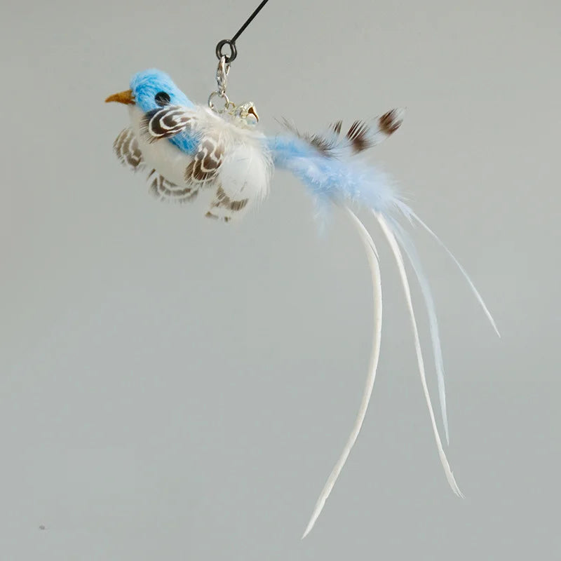 Cat Wand with Bell, Powerful Suction Cup, Interactive Toys for Cats and Kittens.