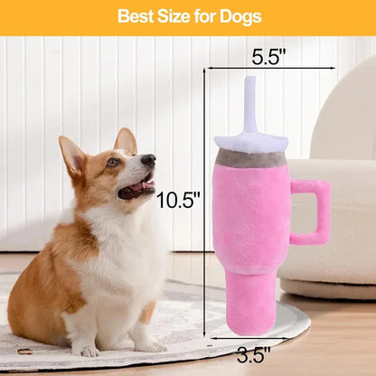 Squeaky Dog Cup Chew Toy.