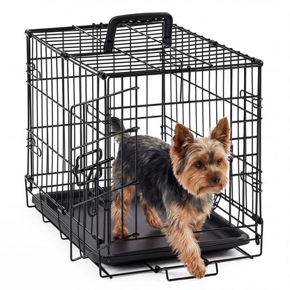 18 Inch Single Door Dog Crate Metal Pet Kennel.