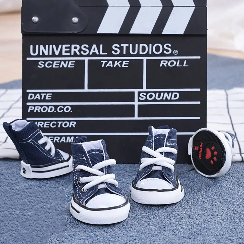 Fashion Denim Sneakers for Small Dogs, Puppies and Cats.