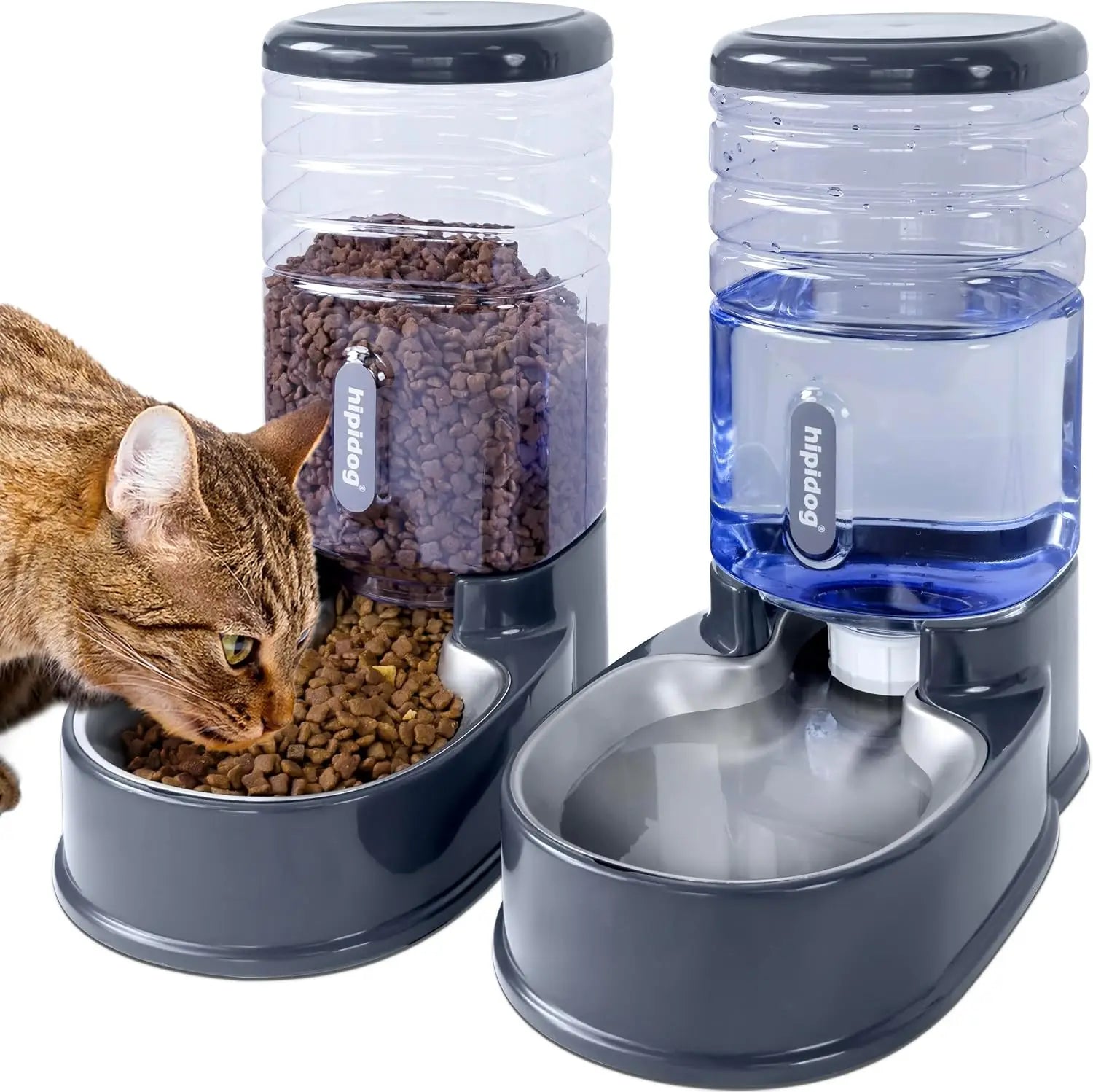 Stainless Steel Bowls for Feeder and Waterer Set.