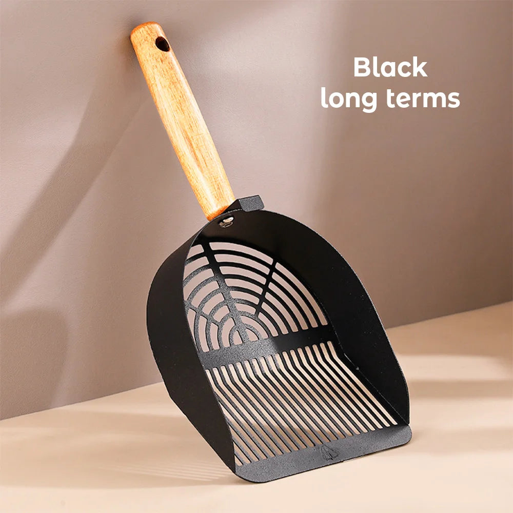 Steel Cat Litter Scoop,  Long Handle Shovel Cleaning Tool For Tofu and Litter in Litter Box.