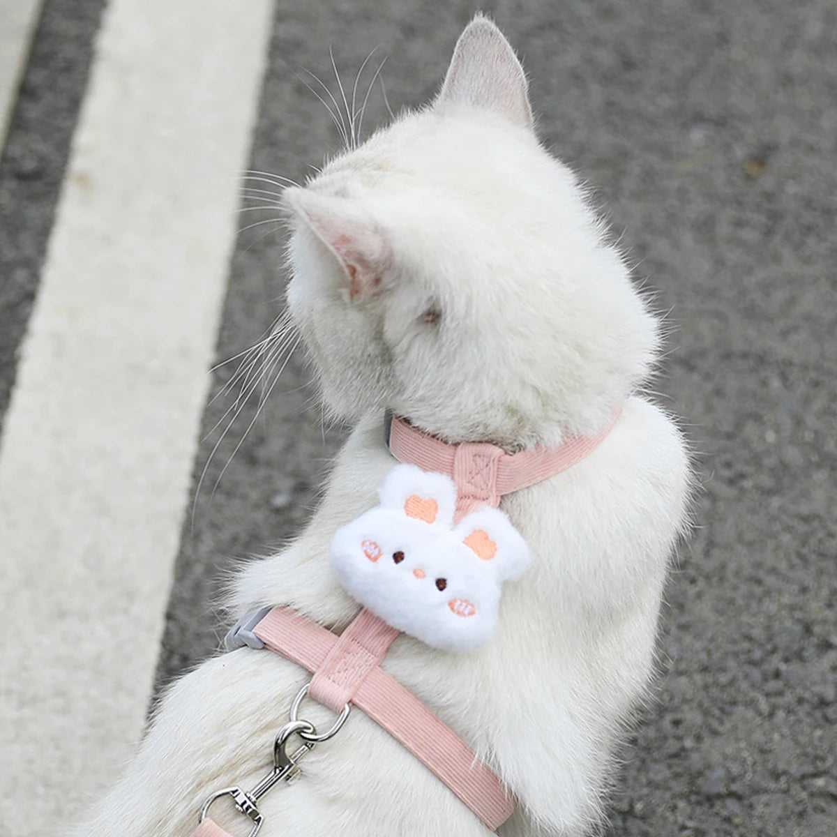 Cat Harness and Leash Set Adjustable, Leash is Breathable. Pet Harness is for Cats and  Small Dogs.