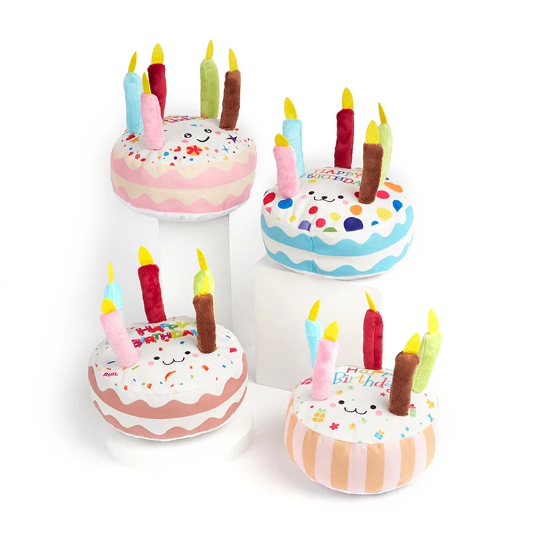 Squeaky Birthday Cake for Dog.