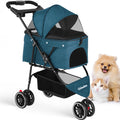 Three Wheels Pet Stroller for Puppies, Medium Dogs and Cats.