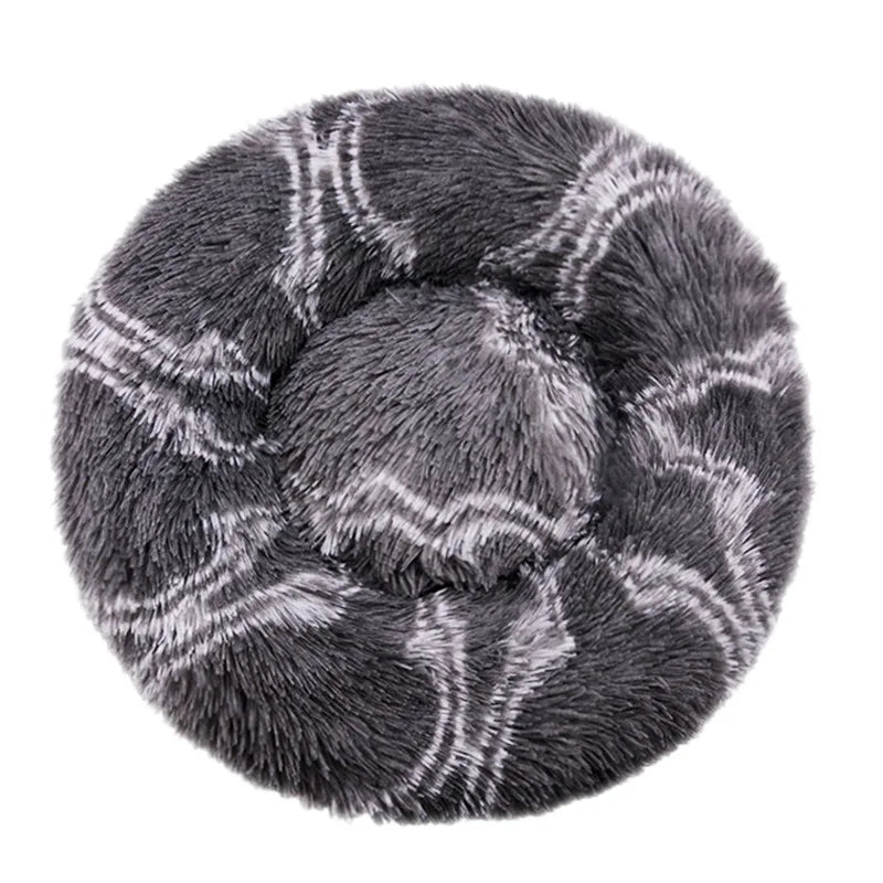 Round Winter Warm Pet Bed.
