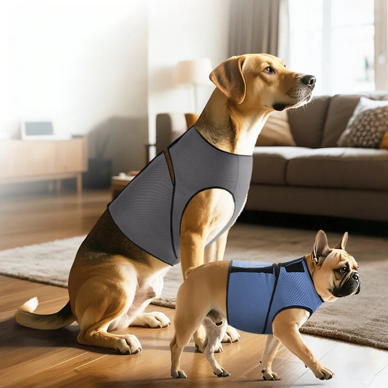 Dog Calming Vest & Shirt, Anxiety Relief Coat & Summer Chest Harness.