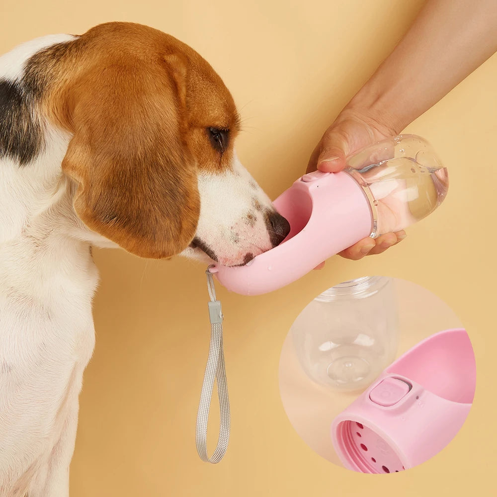 Leakproof Dog Water Bottle for Dogs, Puppies and Cats. Water Feeder Bowls/Containers.