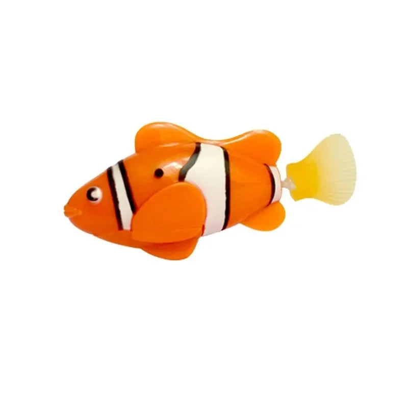 Cat Toy LED Glowing Swimming Robot Fish.