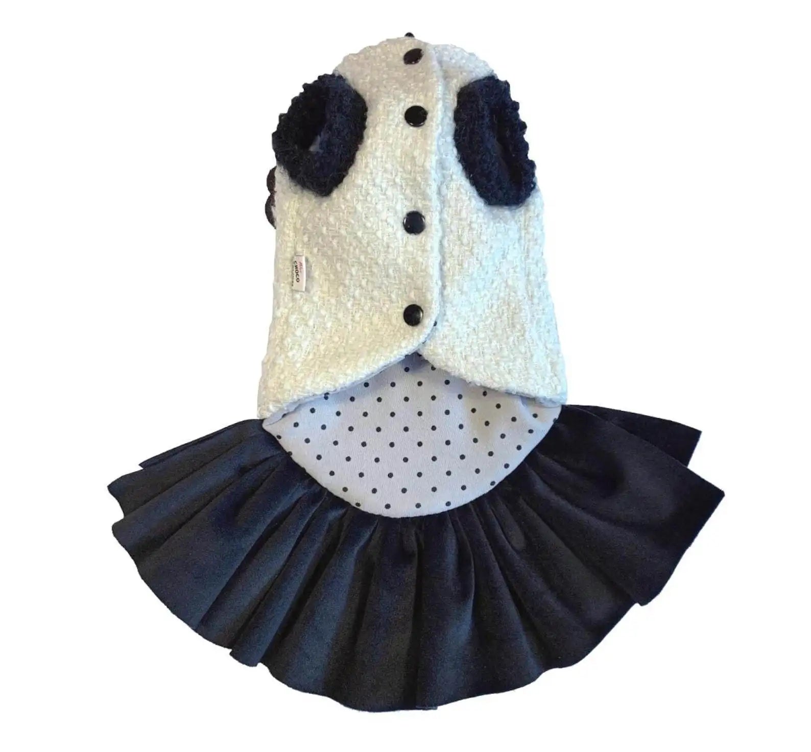 Knitted Pet Princess Dress for Dogs and Cats.  Dress for Small Dog, Puppy and Kitten.  Perfect for Spring and Autumn.