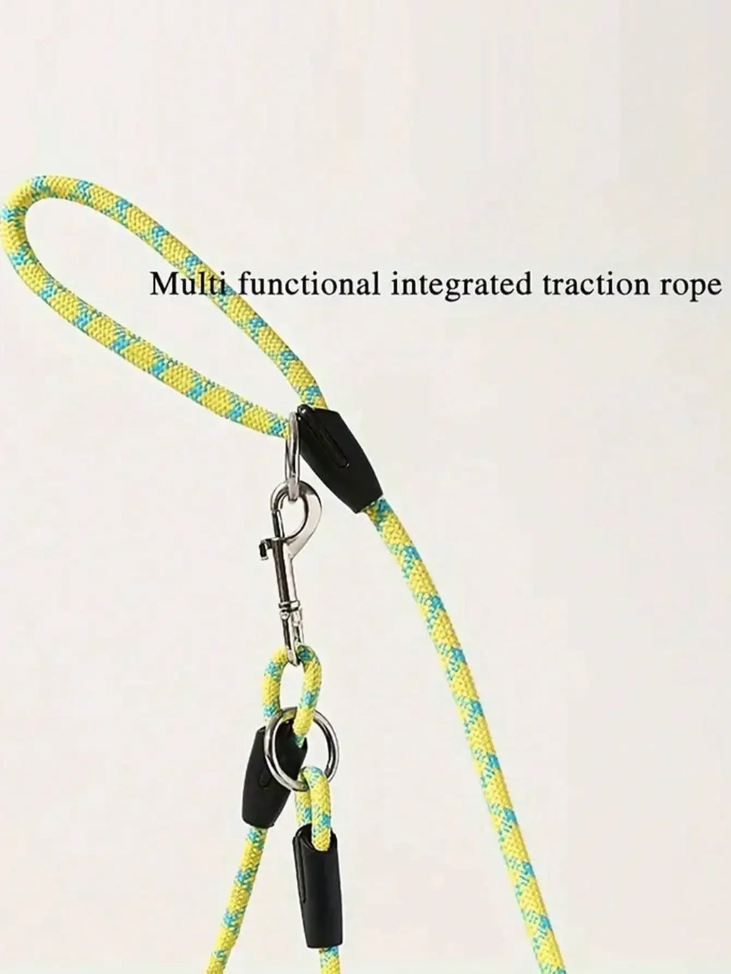 Hands-Free Dog Leash With Crossbody Design.  No-Pull Sliding Dog Leash, and Dog Rope.  Escape-Proof Heavy Duty Dog Chain for Medium and Large Dogs,