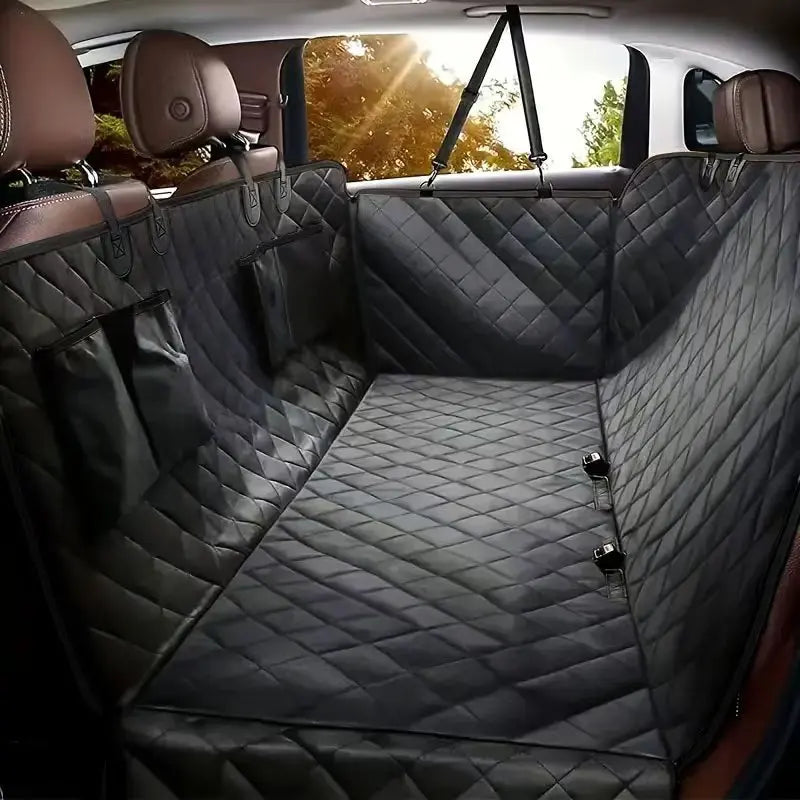 Dog Car Seat Cover, 100% Waterproof, Hammock Style, Nonslip, Durable, Soft, Back Seat Cover for Cars and Trucks.