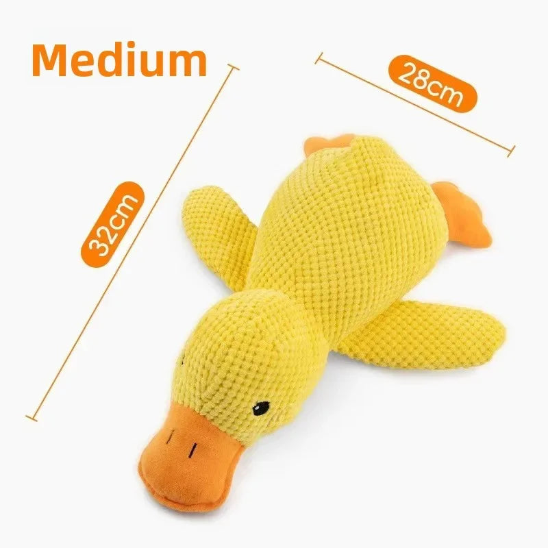 1/3 PCS Squeaky Duck for Dogs. Calming, Plush, Luxury, Sleep Aid and Durable Puppy Companion Pet.