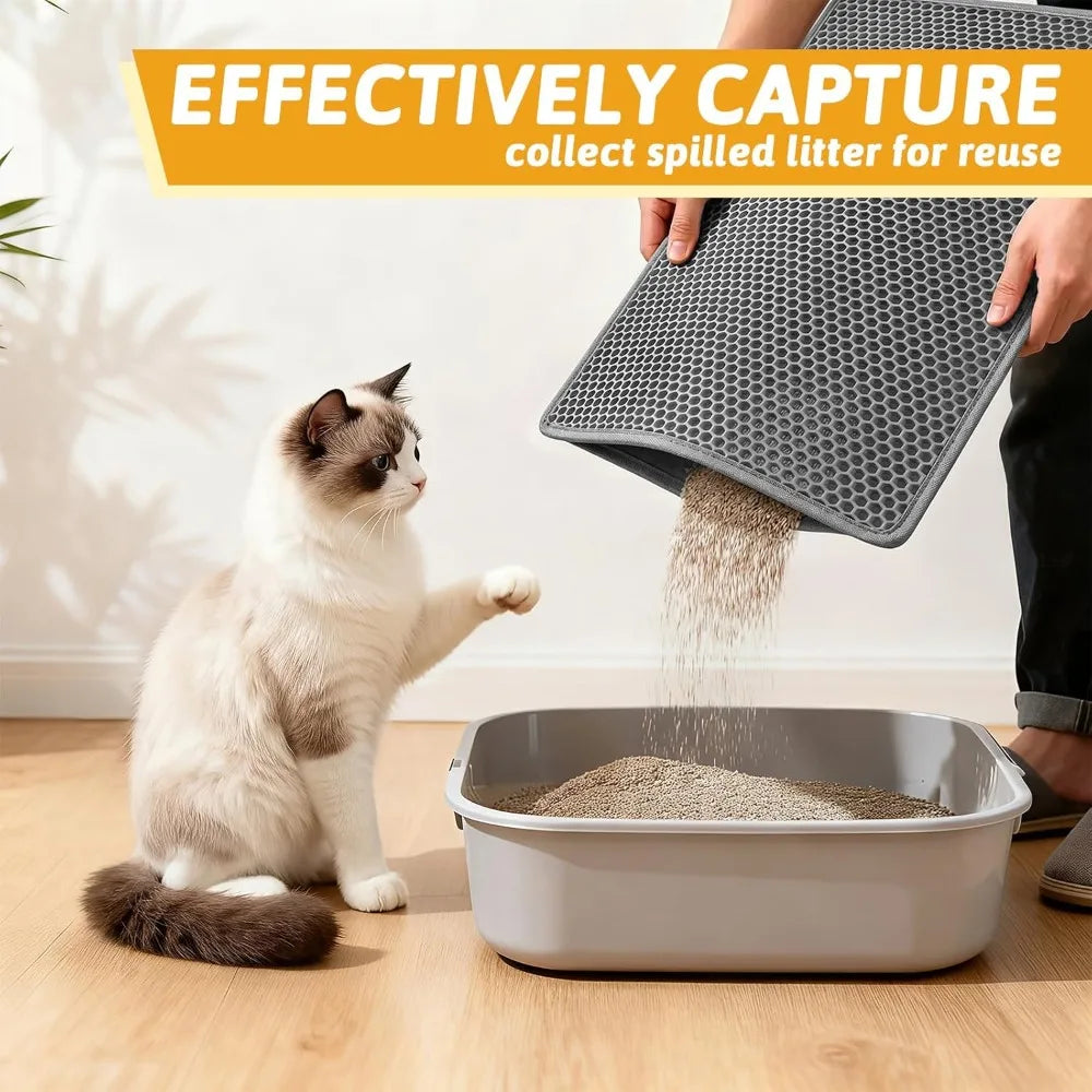Cat Litter Mat Double Layer 24 x 15 inches.