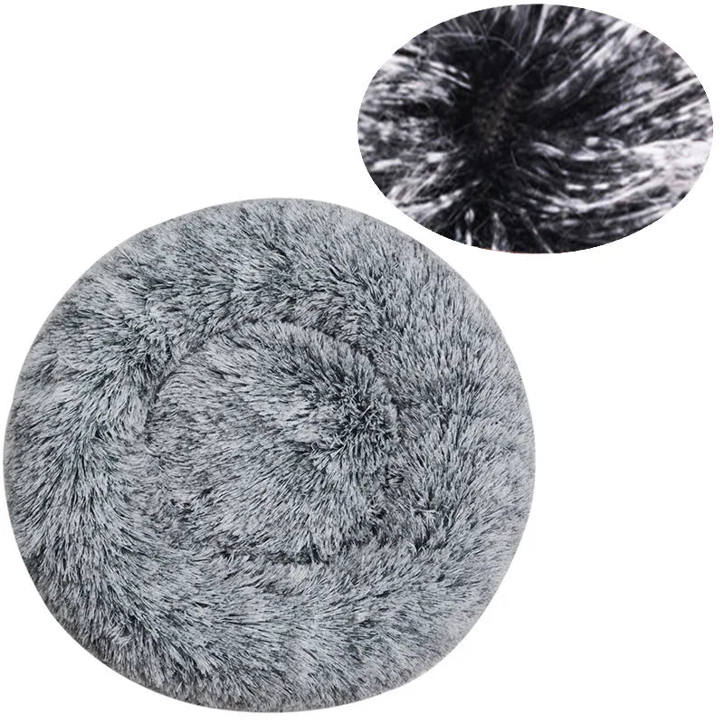 Round Winter Warm Pet Bed.
