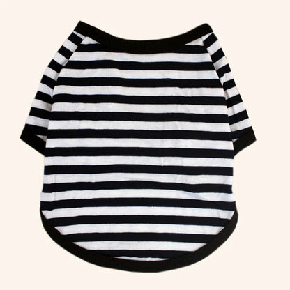 Stripe Dog T-shirt for Small & Medium Dogs, Cats and Puppies.
