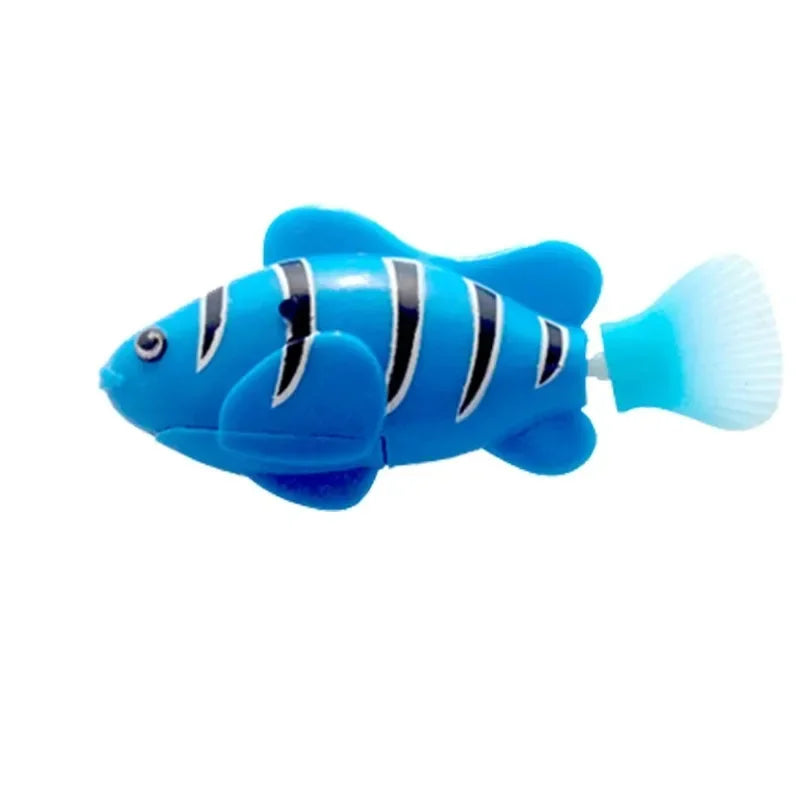 Cat Toy LED Glowing Swimming Robot Fish.
