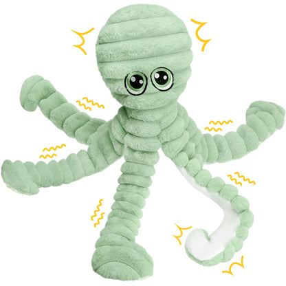 Octopus Pet Grinding Teeth Squeaky Plush Toy.                                , Chewing Toy For Dog Interactive Supply, Animal Pet Toy For Small Medium Dog