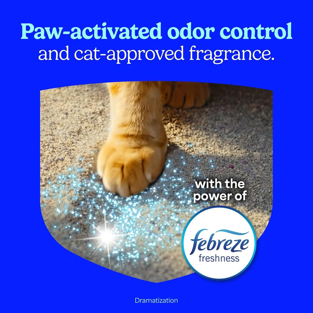 Advanced Multi Cat Clumping Litter with Febreze, Heavy Duty Odor Block, 17.5 lb. Package.