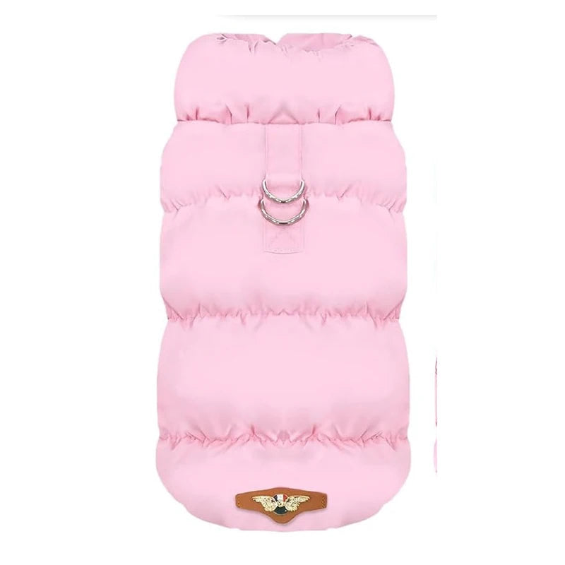 Lightweight Puffer Down Jacket for Small & Medium Dogs.