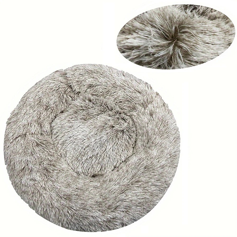 Round Winter Warm Pet Bed.