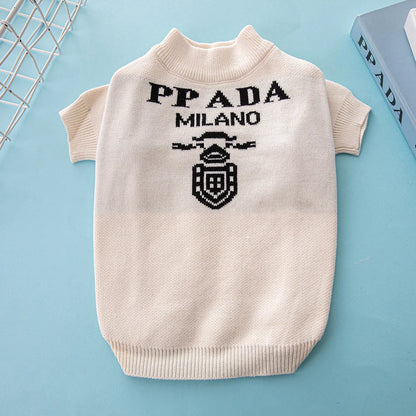 PRADA Dog Sweater: Stylish Comfort for Your Pet