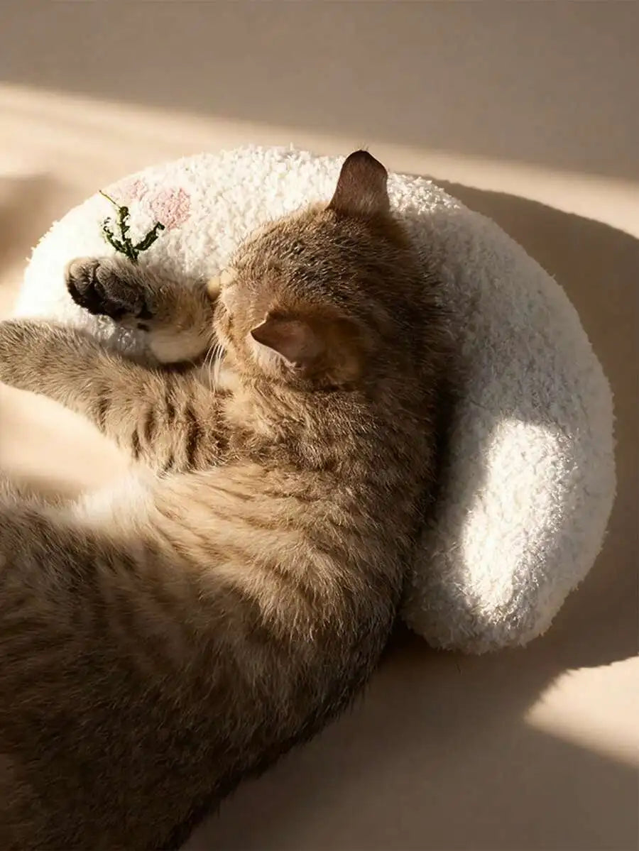 Dog and Cat Sleeping Pillow Fashion Neck Protector and Puppy U-Shaped Kitten Headrest Pillows.
