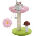 Small Cat Scratching Posts, Toy Ball, Cute Mushroom Cat Scratcher for Indoor Cat Toys.