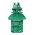 Reflective Pet Dog Raincoat, Cute Animal, Hooded, Waterproof Jacket for Large Dogs.